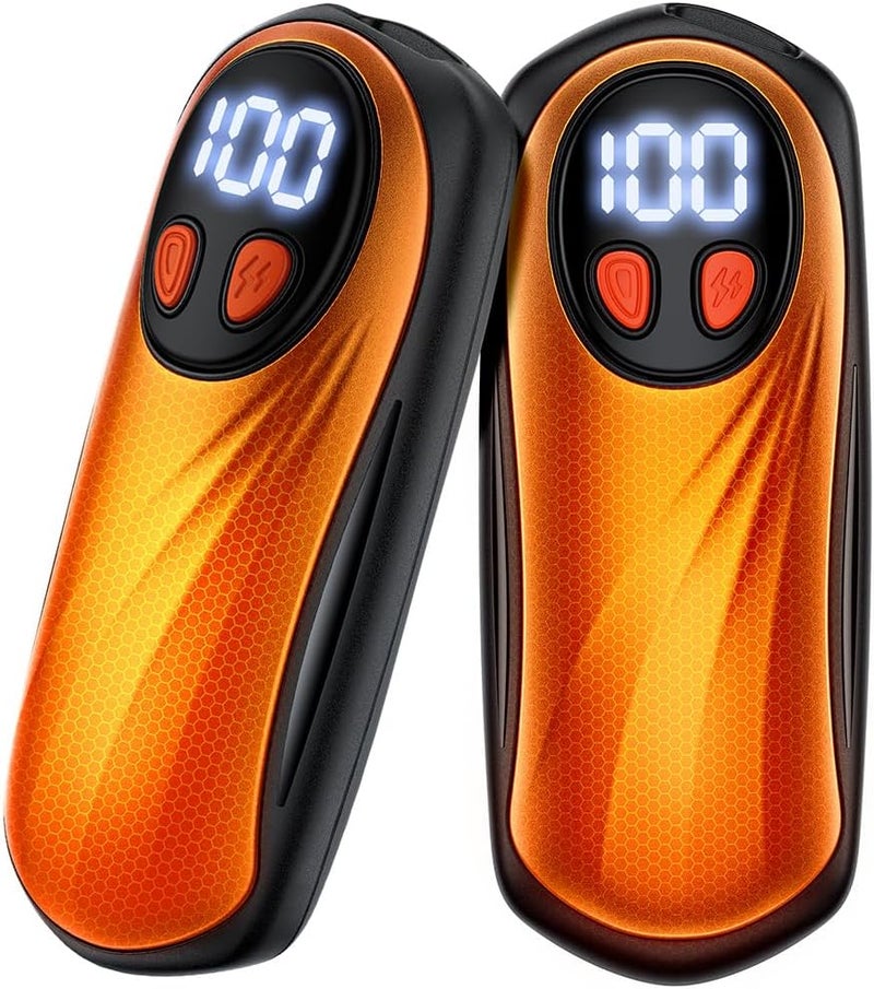 KILeap Hand Warmers Rechargeable 2 Pack, 6000mAh Electric Hand Warmers, 5-Level Heating with Battery Display, Reusable Portable Pocket Heater, Gifts for Christmas, Outdoor, Golf, Travel, Hunting, Camping - Image 1